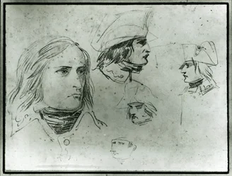 Skisser av Napoleon Bonaparte, 1797 (penna)
